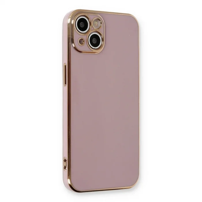 İphone 13 Kılıf Volet Silikon - Mor