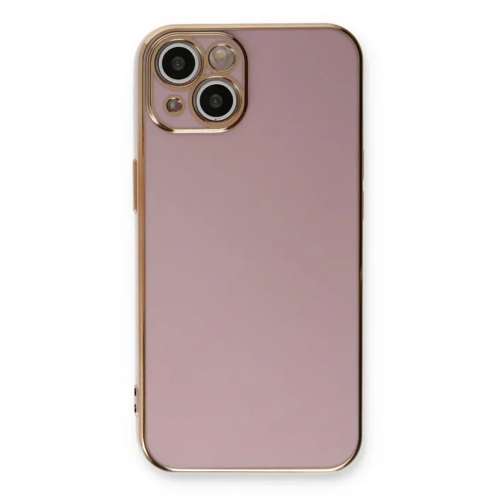 İphone 13 Kılıf Volet Silikon - Mor