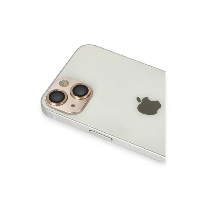 Apple İphone 13 Pers Alüminyum Kamera Lens - Gold