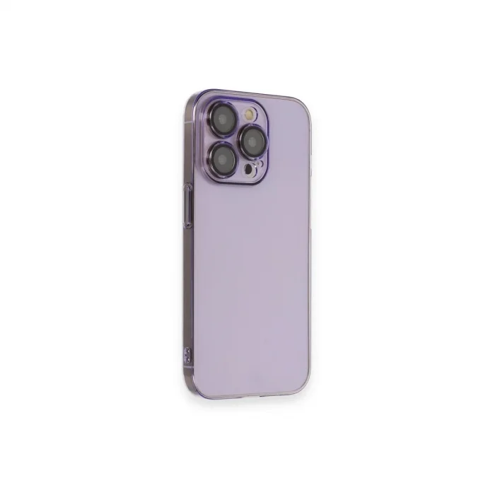 Apple İphone 13 Pro Kılıf Armada Lensli Kapak - Lila