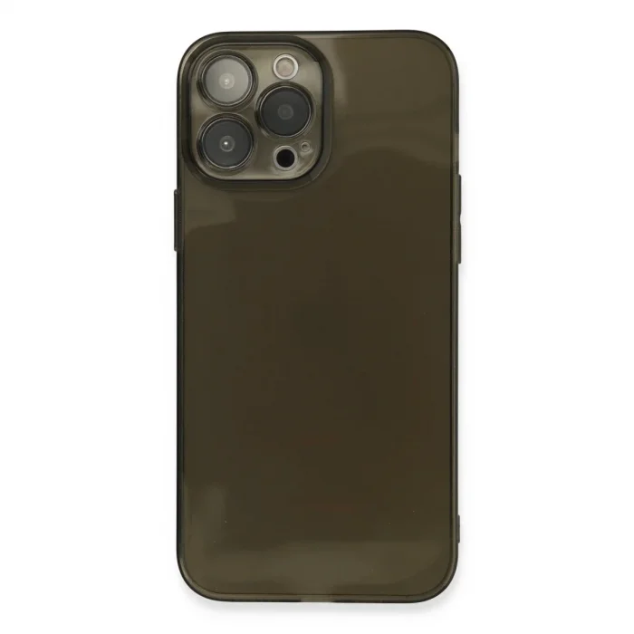 Apple İphone 13 Pro Kılıf Fly Lens Silikon - Siyah