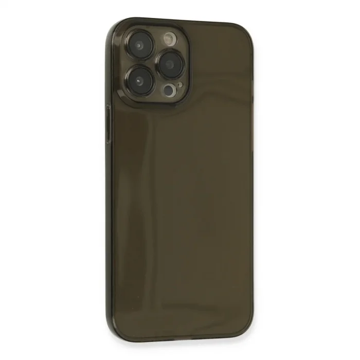 Apple İphone 13 Pro Kılıf Fly Lens Silikon - Siyah