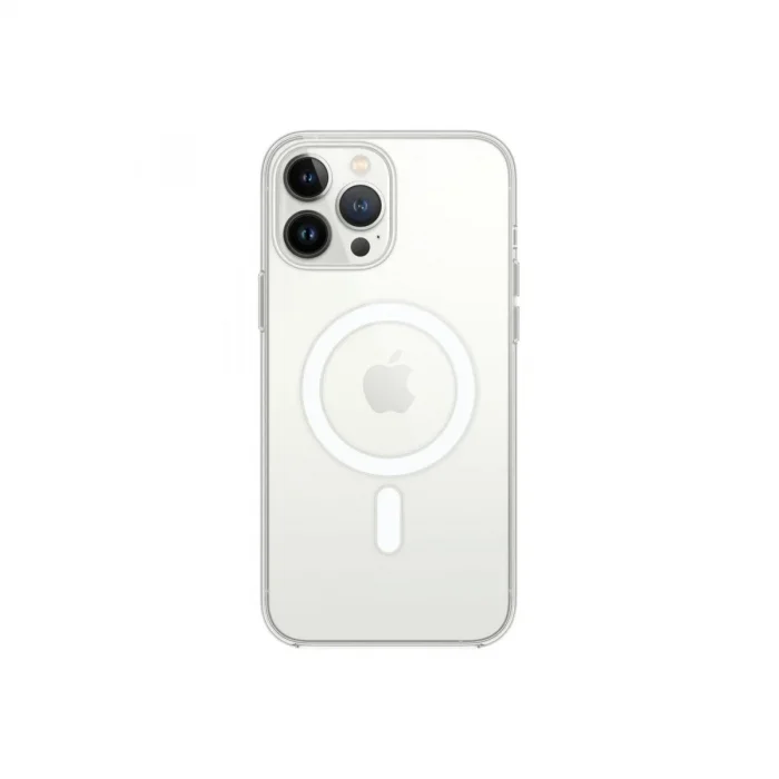 Apple İphone 13 Pro Kılıf Magneticsafe Şeffaf Silikon - Şeffaf