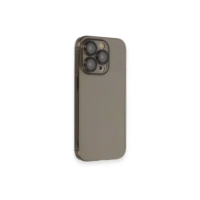 Apple İphone 13 Pro Max Kılıf Armada Lensli Kapak - Siyah