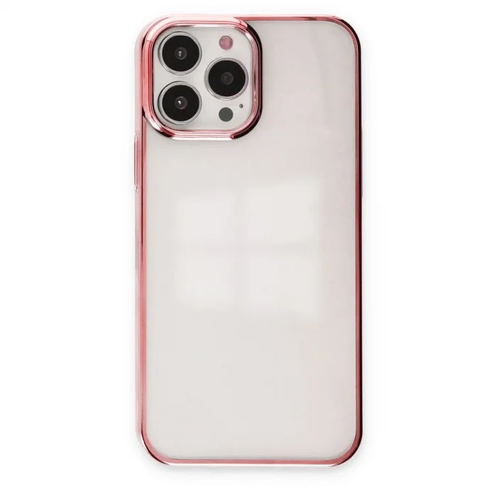 Apple İphone 13 Pro Max Kılıf Element Silikon - Pembe