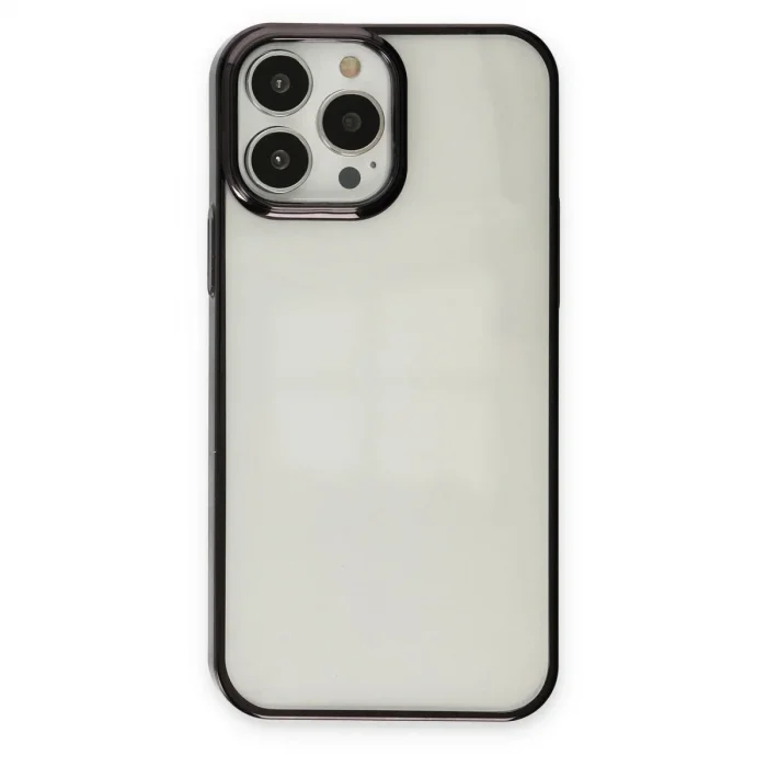 Apple İphone 13 Pro Max Kılıf Element Silikon - Siyah