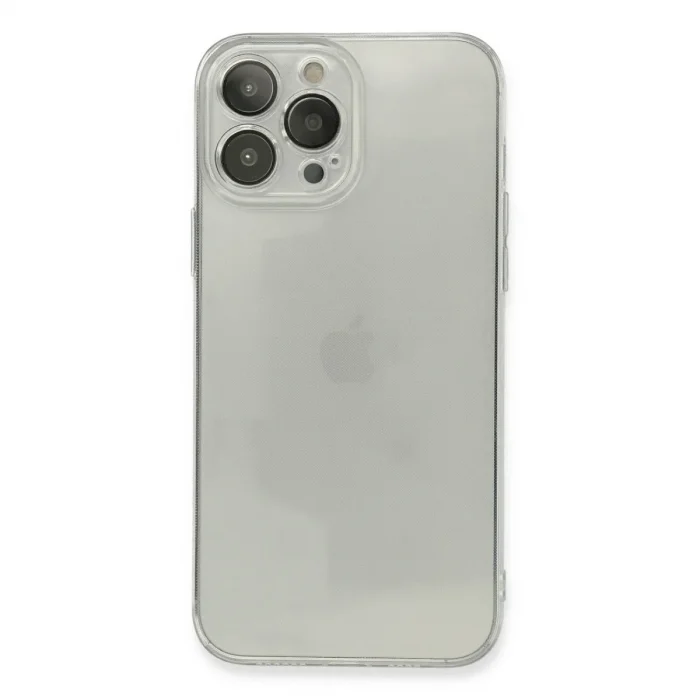 Apple İphone 13 Pro Max Kılıf Fly Lens Silikon - Şeffaf