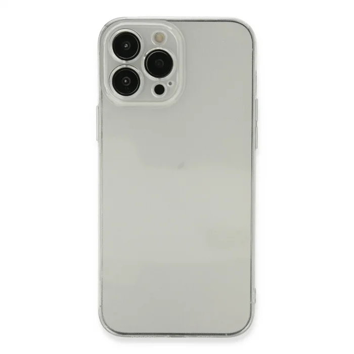Apple İphone 13 Pro Max Kılıf Fly Lens Silikon - Şeffaf