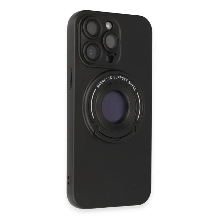 Apple İphone 13 Pro Max Kılıf Lukka Magneticsafe Kapak - Siyah