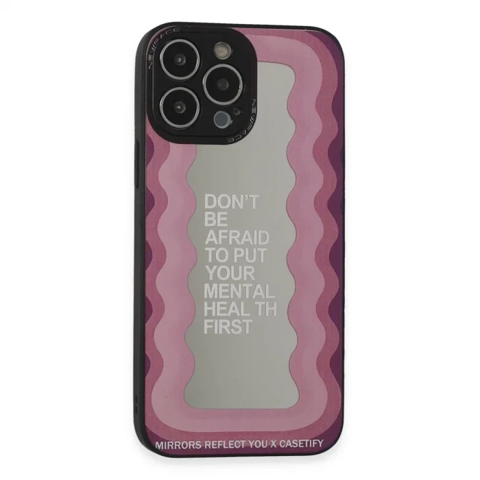 İphone 13 Pro Max Kılıf Mirror Desenli Kapak - Mirror - 11