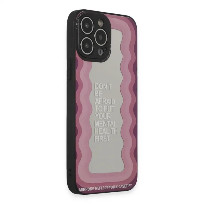 İphone 13 Pro Max Kılıf Mirror Desenli Kapak - Mirror - 11