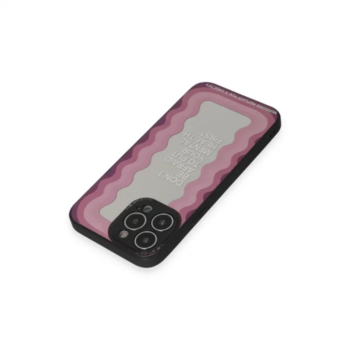 İphone 13 Pro Max Kılıf Mirror Desenli Kapak - Mirror - 11