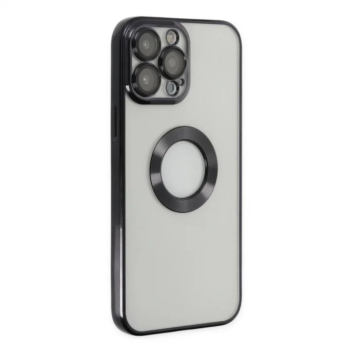 Apple İphone 13 Pro Max Kılıf Slot Silikon - Siyah