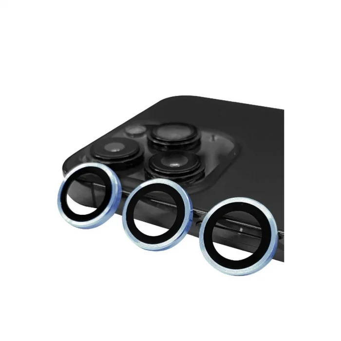 Apple İphone 13 Pro Max Raze Metal Kamera Lens - Mavi