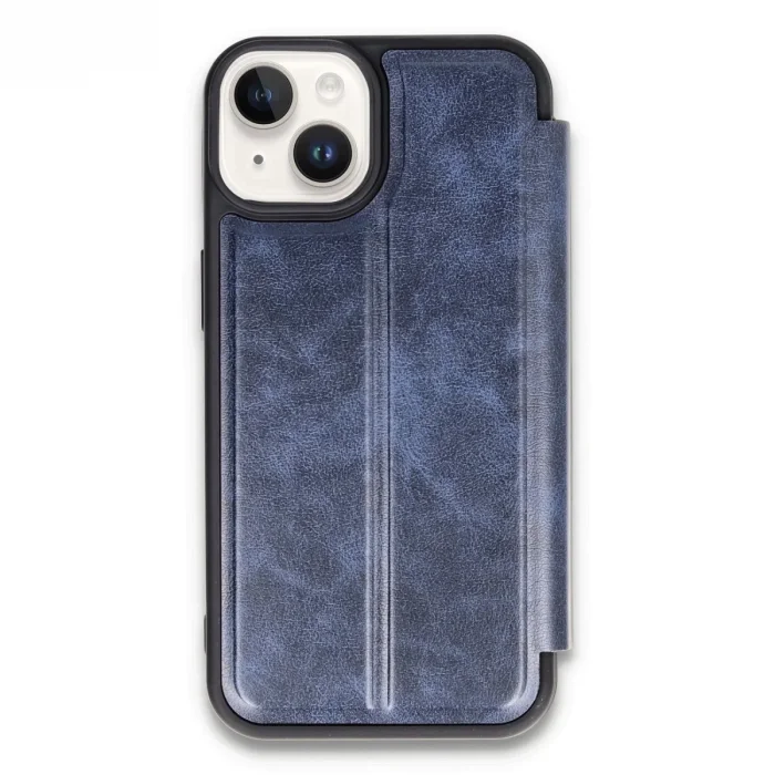 Apple İphone 14 Kılıf Flip Cover - Lacivert