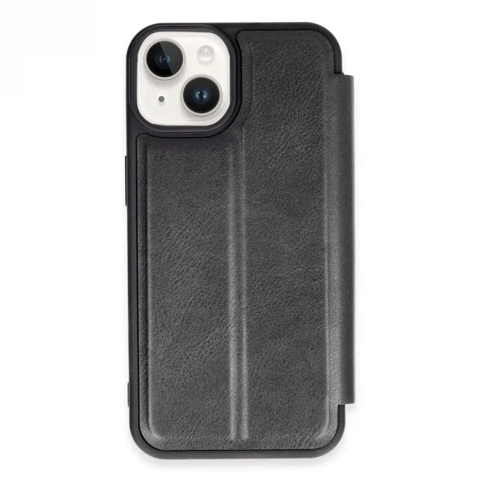 Apple İphone 14 Kılıf Flip Cover - Siyah