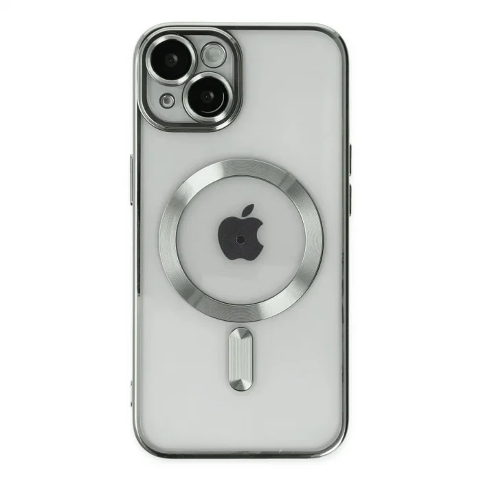 Apple İphone 14 Kılıf Kross Magneticsafe Kapak - Gümüş