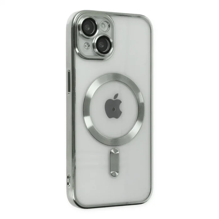 Apple İphone 14 Kılıf Kross Magneticsafe Kapak - Gümüş