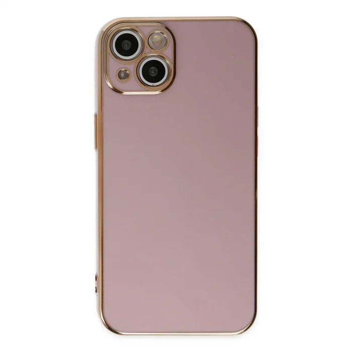 Apple İphone 14 Kılıf Volet Silikon - Mor