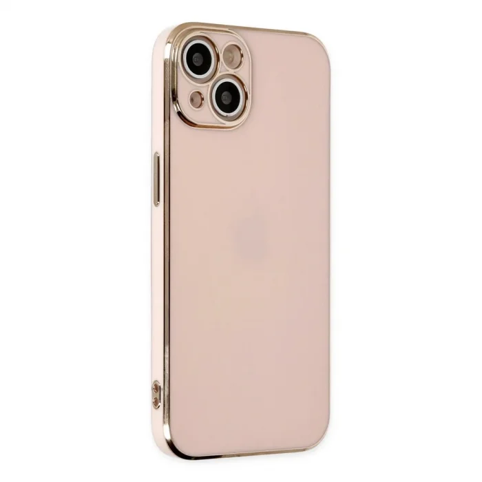 Apple İphone 14 Kılıf Volet Silikon - Pembe