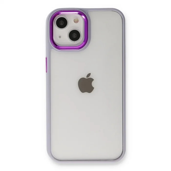 Apple İphone 14 Plus Kılıf Dora Kapak - Lila