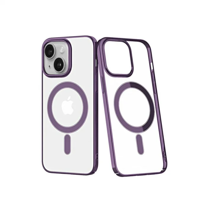 Apple İphone 14 Plus Kılıf Element Magneticsafe Sert Kapak - Mor