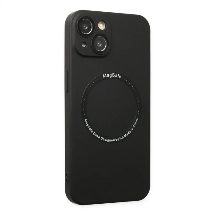 Apple İphone 14 Plus Kılıf Jack Magneticsafe Lens Silikon - Siyah