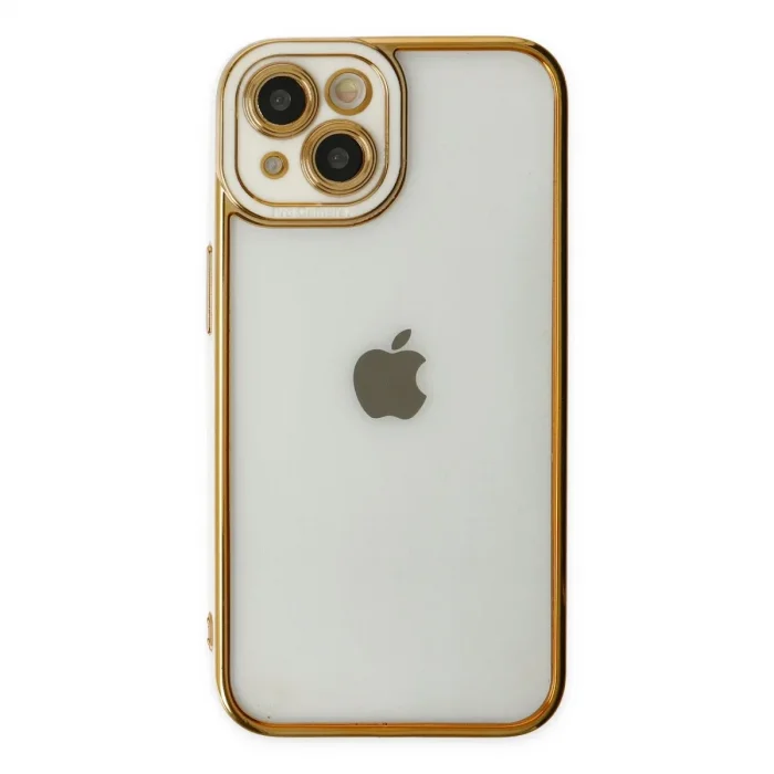 Apple İphone 14 Plus Kılıf Liva Lens Silikon - Beyaz