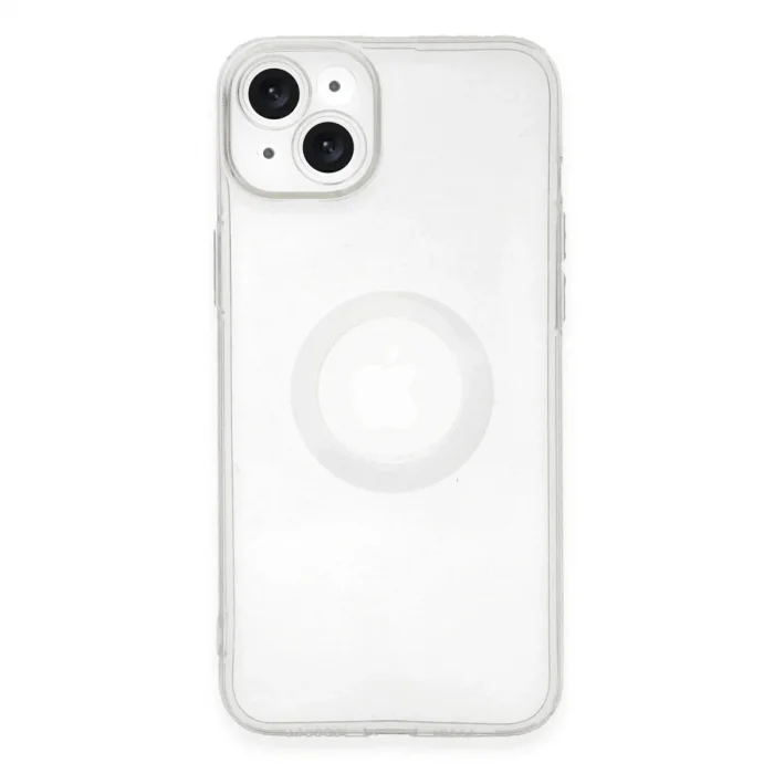 Apple İphone 14 Plus Kılıf Santa Lens Silikon - Şeffaf