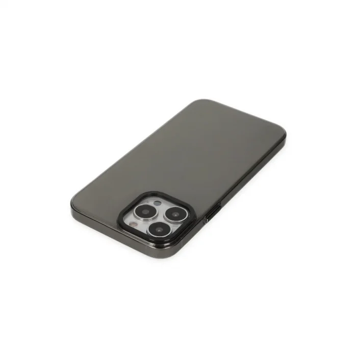 Apple İphone 14 Pro Kılıf Anka Pc Sert Metal Kapak - Siyah
