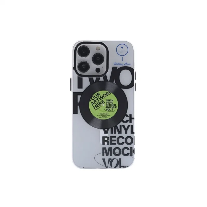 Apple İphone 14 Pro Kılıf Apollo Magneticsafe Desenli Kapak - Apollo Şeffaf - 5