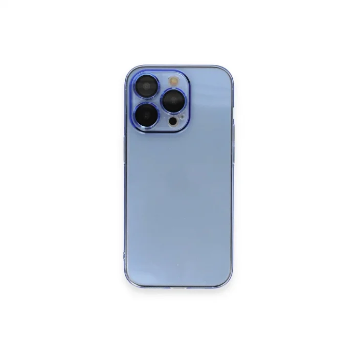 Apple İphone 14 Pro Kılıf Armada Lensli Kapak - Sierra Blue