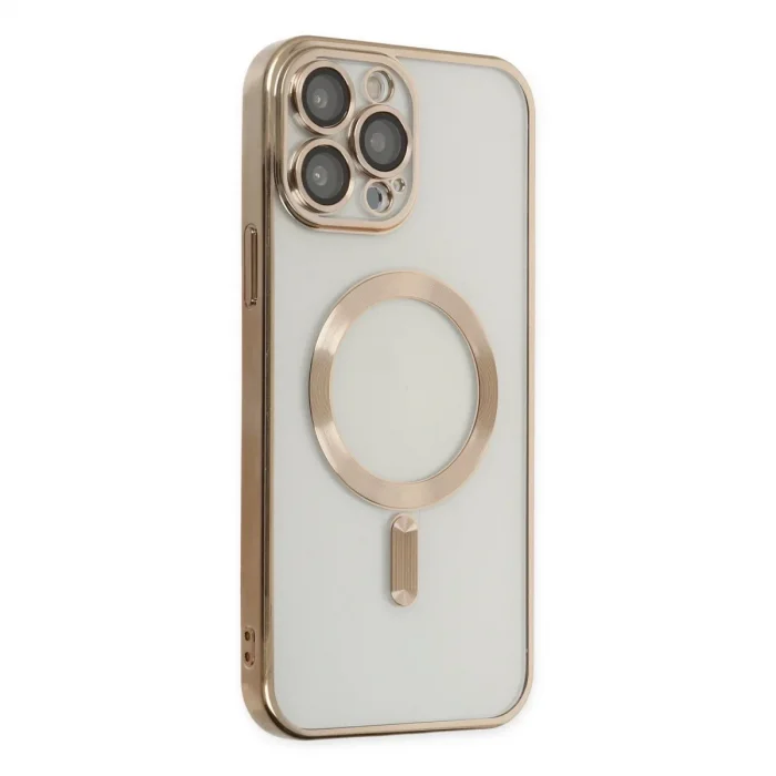 Apple İphone 14 Pro Kılıf Kross Magneticsafe Kapak - Gold
