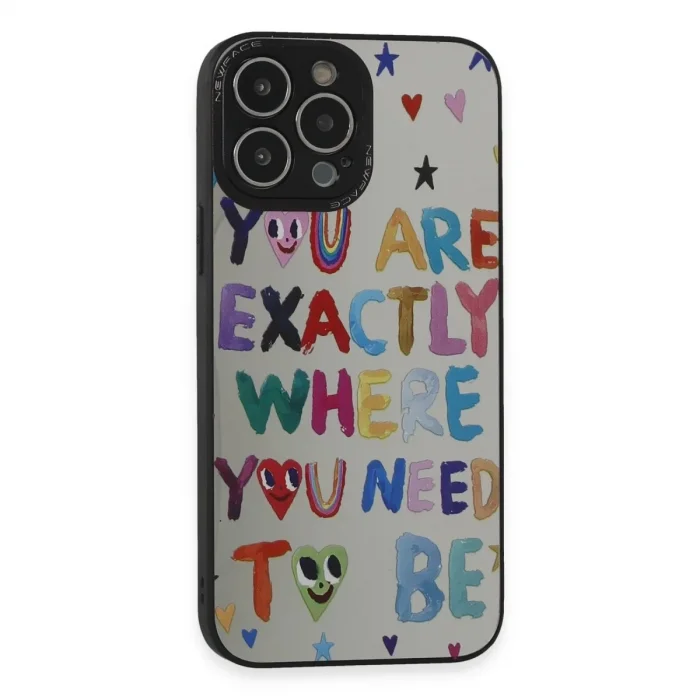 İphone 14 Pro Kılıf Mirror Desenli Kapak - Mirror - 10