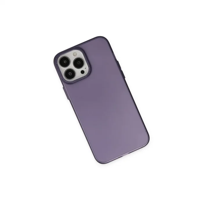 Apple İphone 14 Pro Kılıf Modos Metal Kapak - Derin Mor