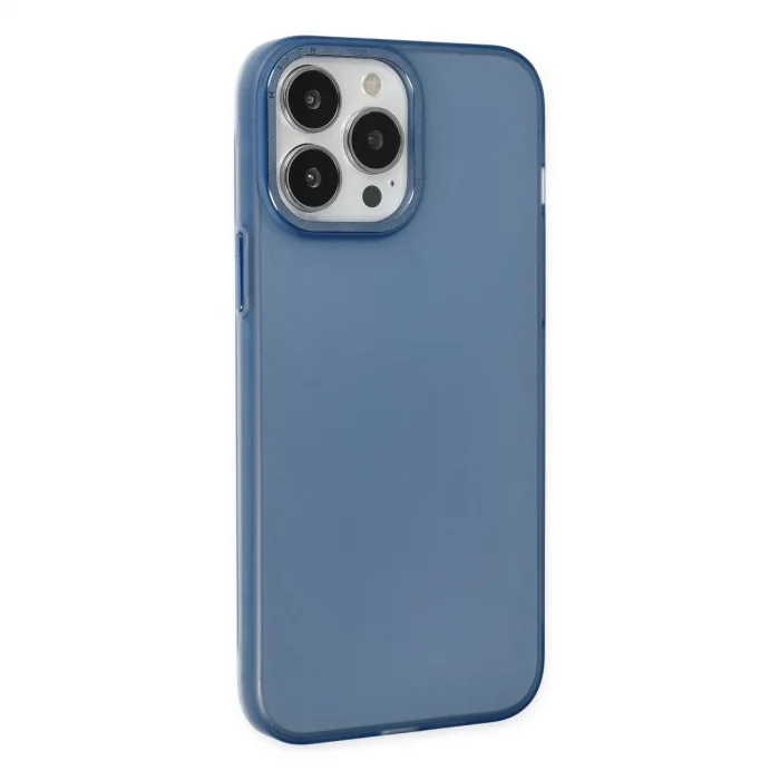 Apple İphone 14 Pro Kılıf Modos Metal Kapak - Lacivert