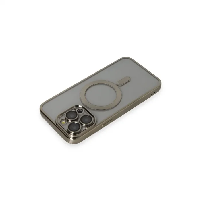 Apple İphone 14 Pro Max Kılıf Kross Magneticsafe Kapak - Titan Gri