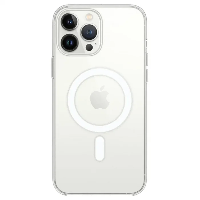 Apple İphone 14 Pro Max Kılıf Magneticsafe Şeffaf Silikon - Şeffaf