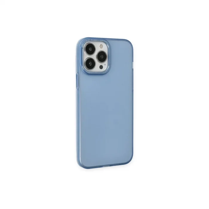 Apple İphone 14 Pro Max Kılıf Modos Metal Kapak - Mavi
