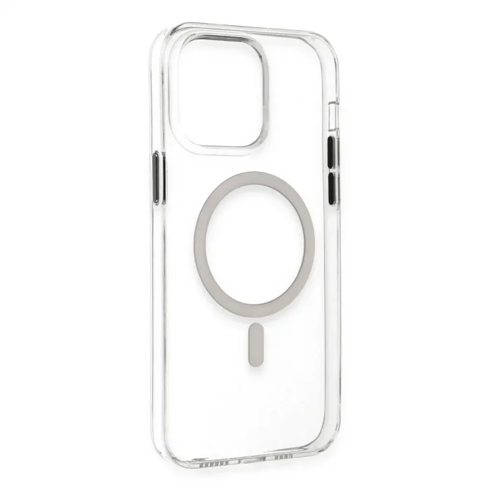 Apple İphone 14 Pro Max Kılıf Tron Şeffaf Magsafe Kapak - Şeffaf