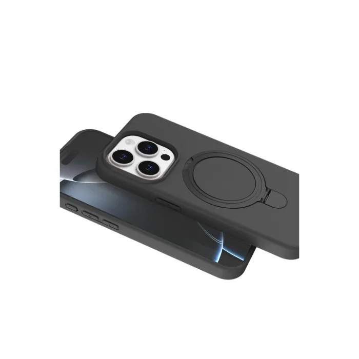 Apple İphone 14 Pro Max Regal Magsafe Standlı Kapak - Titan Gri