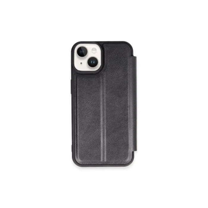 Apple İphone 15 Kılıf Flip Cover - Siyah