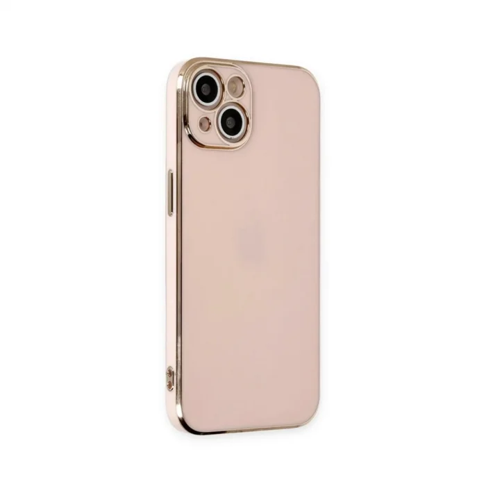 Apple İphone 15 Kılıf Volet Silikon - Pembe