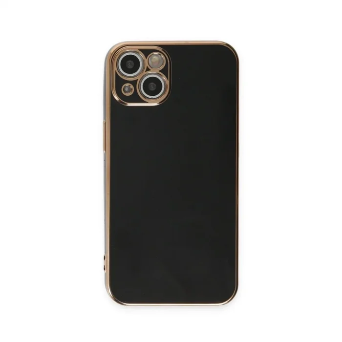 Apple İphone 15 Kılıf Volet Silikon - Siyah