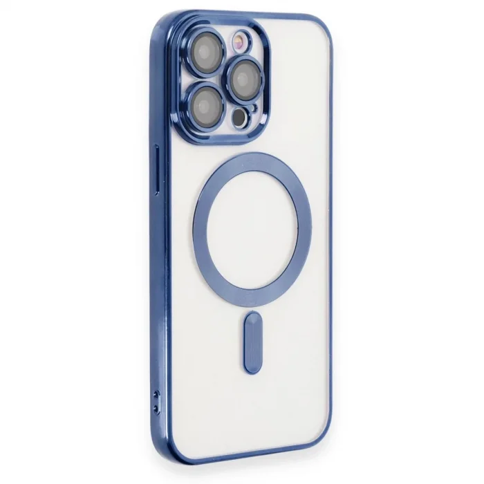 Apple İphone 15 Pro Kılıf Kross Magneticsafe Kapak - Lacivert
