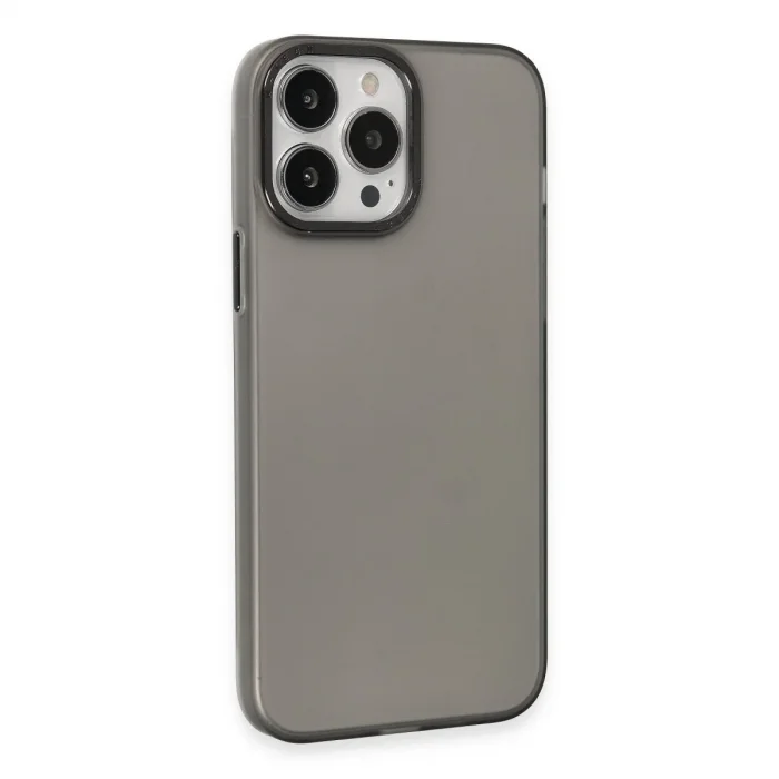 Apple İphone 15 Pro Kılıf Modos Metal Kapak - Siyah