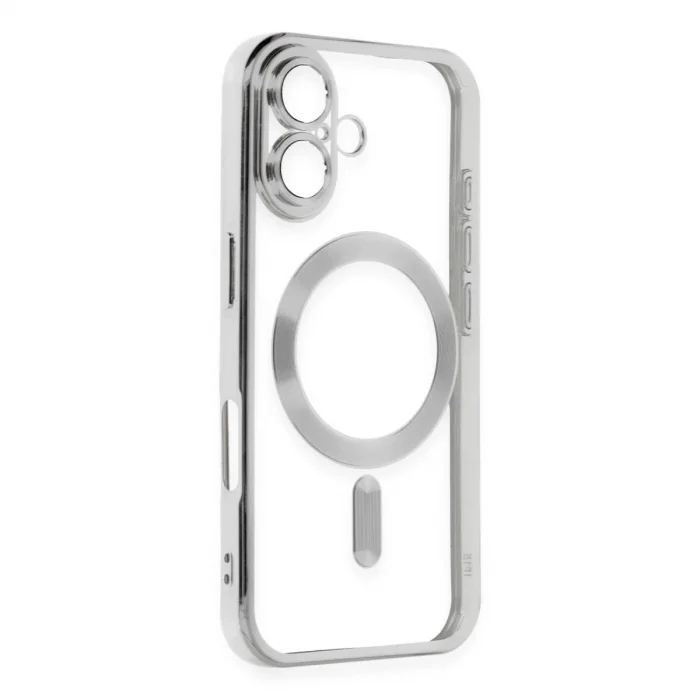 Apple İphone 16 Kılıf Kross Magneticsafe Kapak - Gümüş