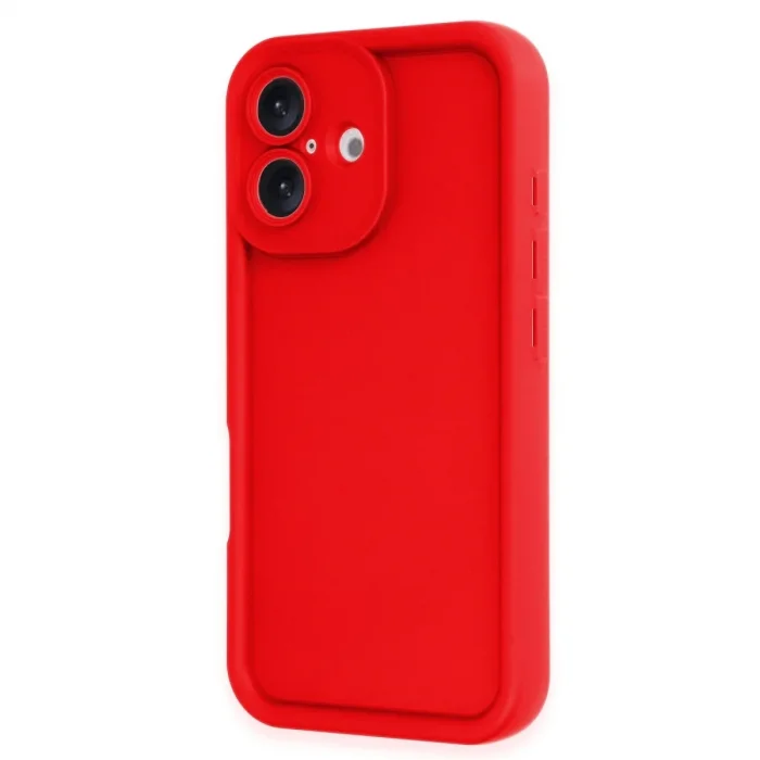 Apple İphone 16 Kılıf Viera Silikon - Kırmızı