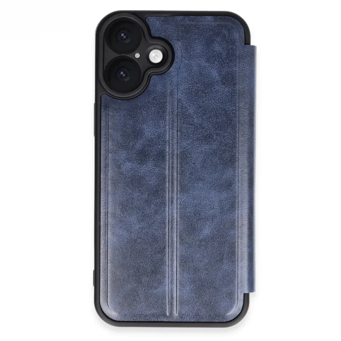 Apple İphone 16 Plus Kılıf Flip Cover - Lacivert