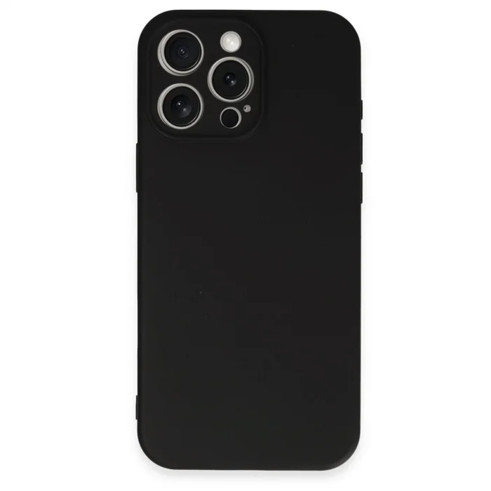 Apple İphone 16 Pro Kılıf First Silikon - Siyah